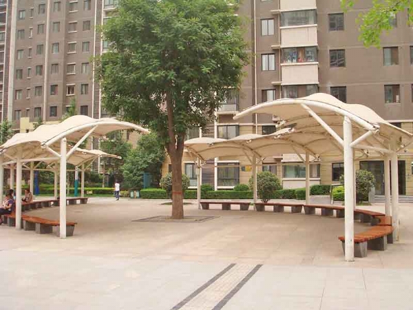 膜結(jié)構(gòu)廣場(chǎng)景觀小品